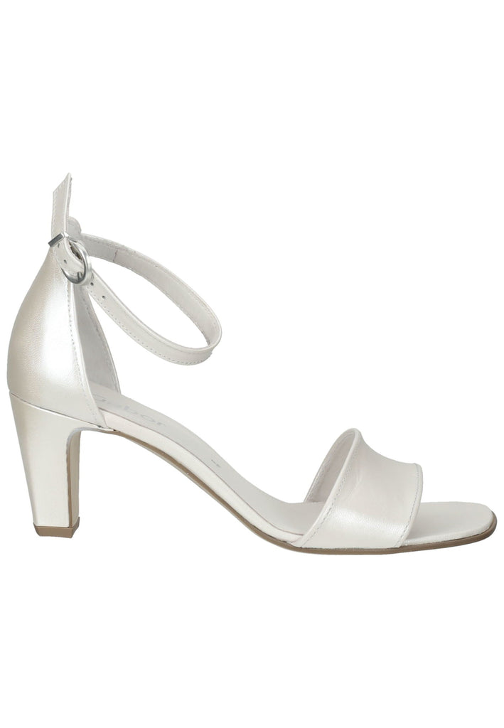 Gabor Sandalen Leder Weiß