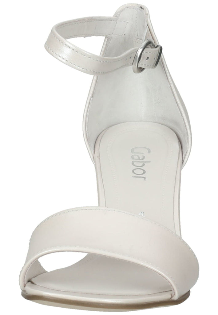 Gabor Sandalen Leder Weiß