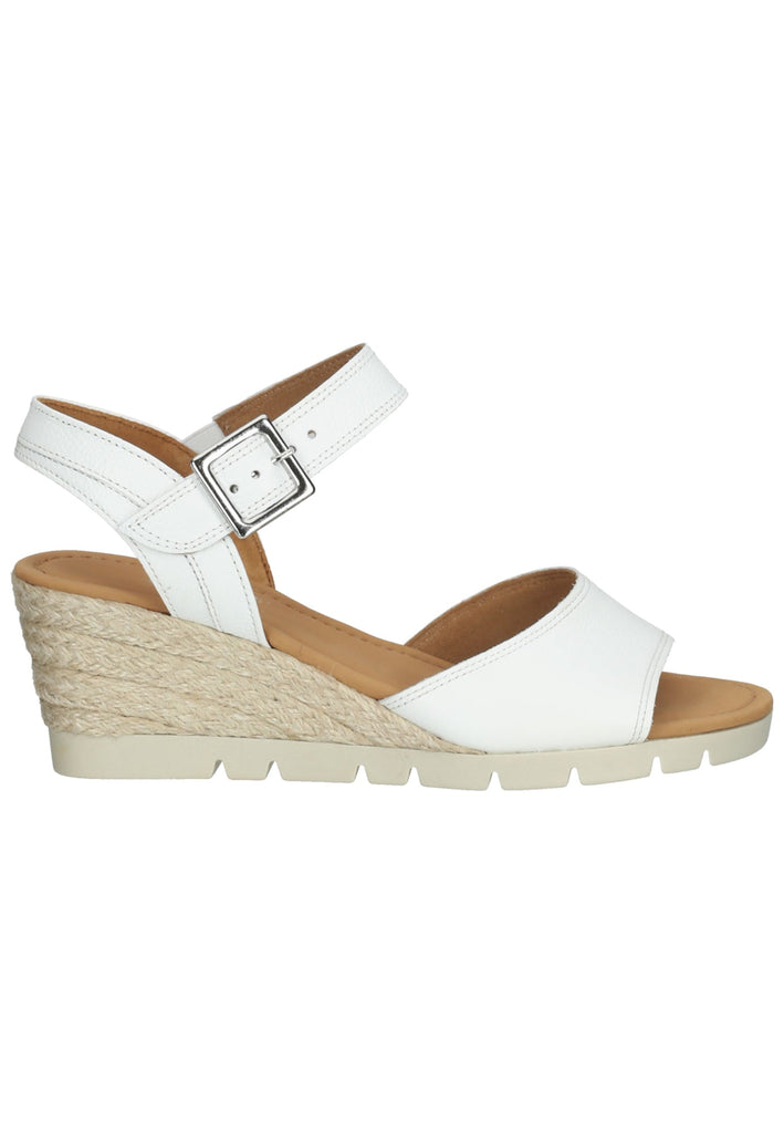 Gabor Sandalen Leder Weiß