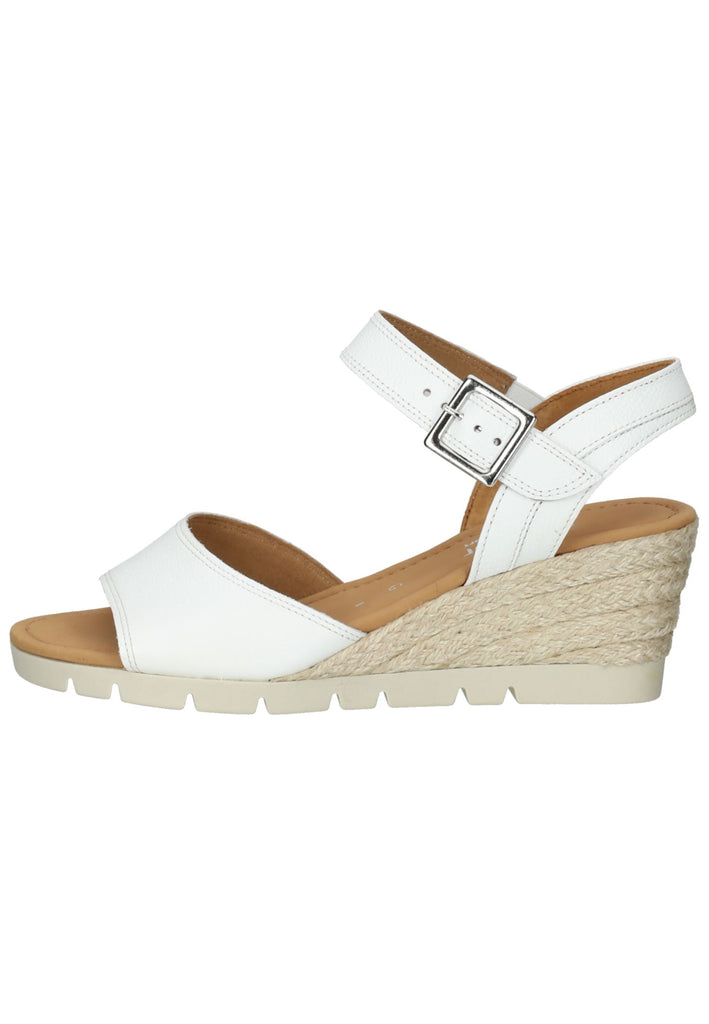 Gabor Sandalen Leder Weiß