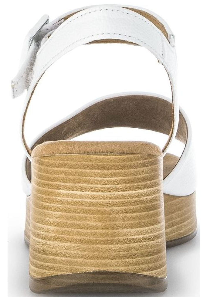 Gabor Sandalen Leder Weiß