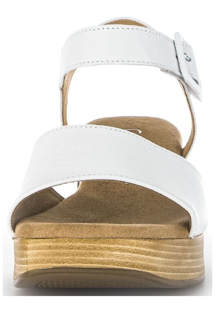 Gabor Sandalen Leder Weiß