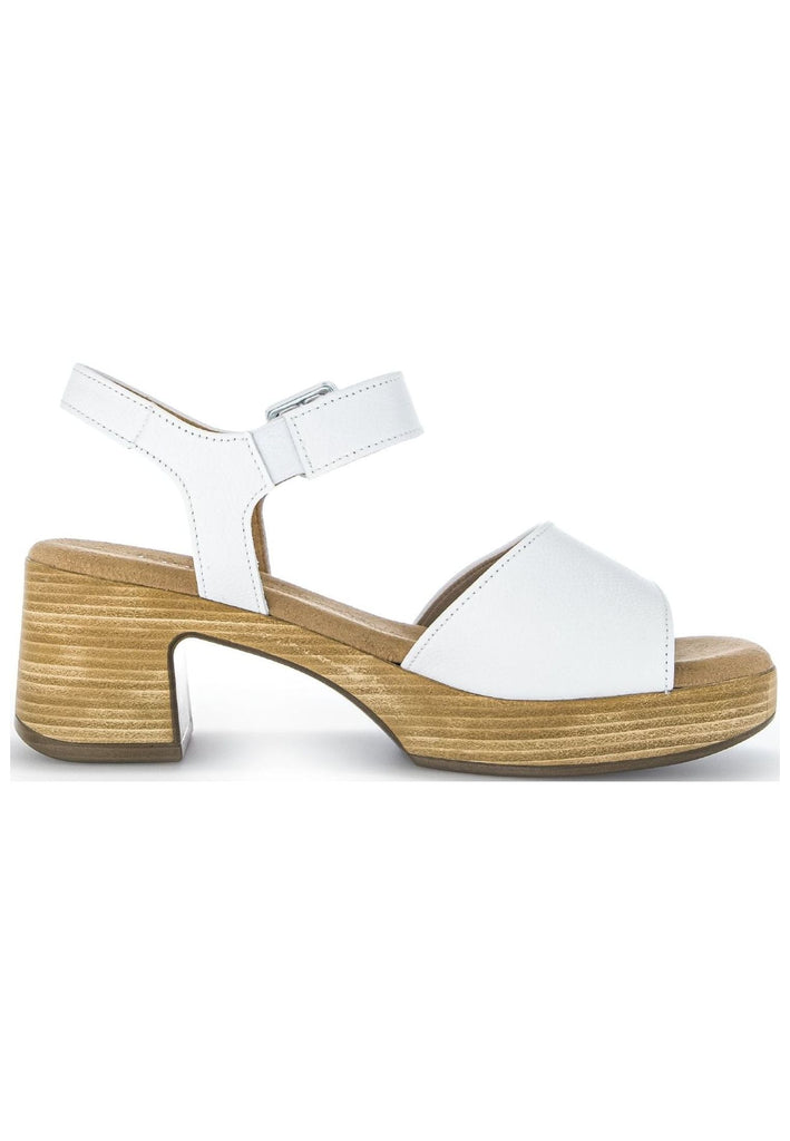 Gabor Sandalen Leder Weiß