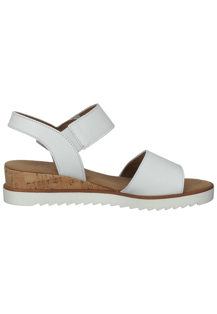 Gabor Sandalen Leder Weiß