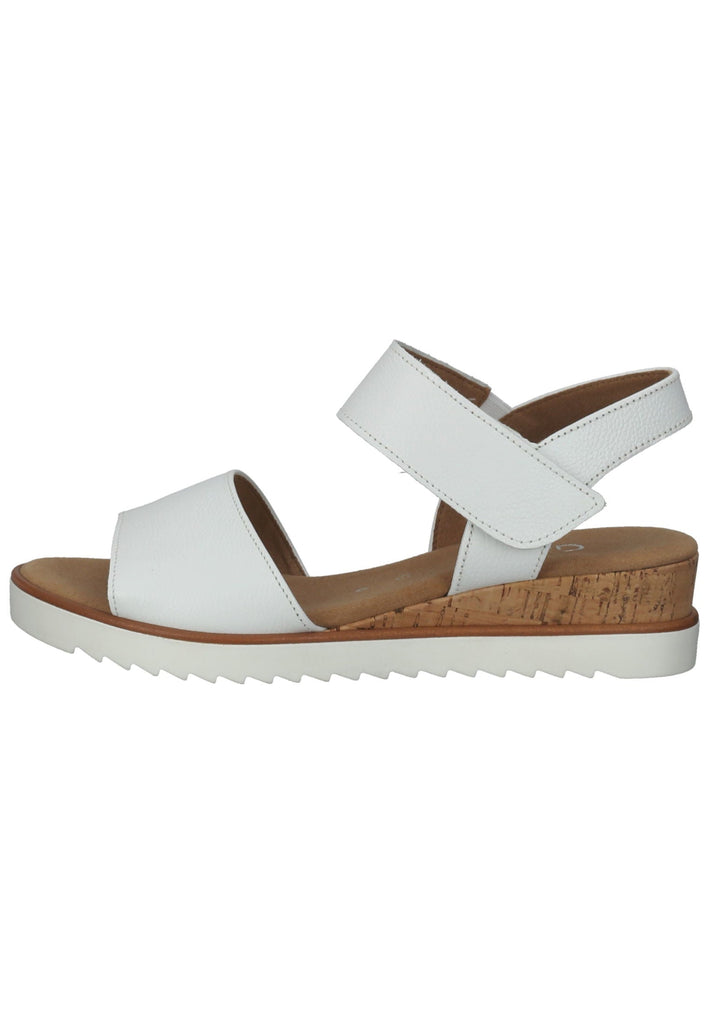 Gabor Sandalen Leder Weiß