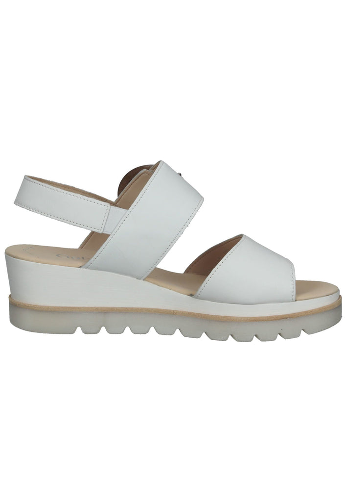 Gabor Sandalen Leder Weiß
