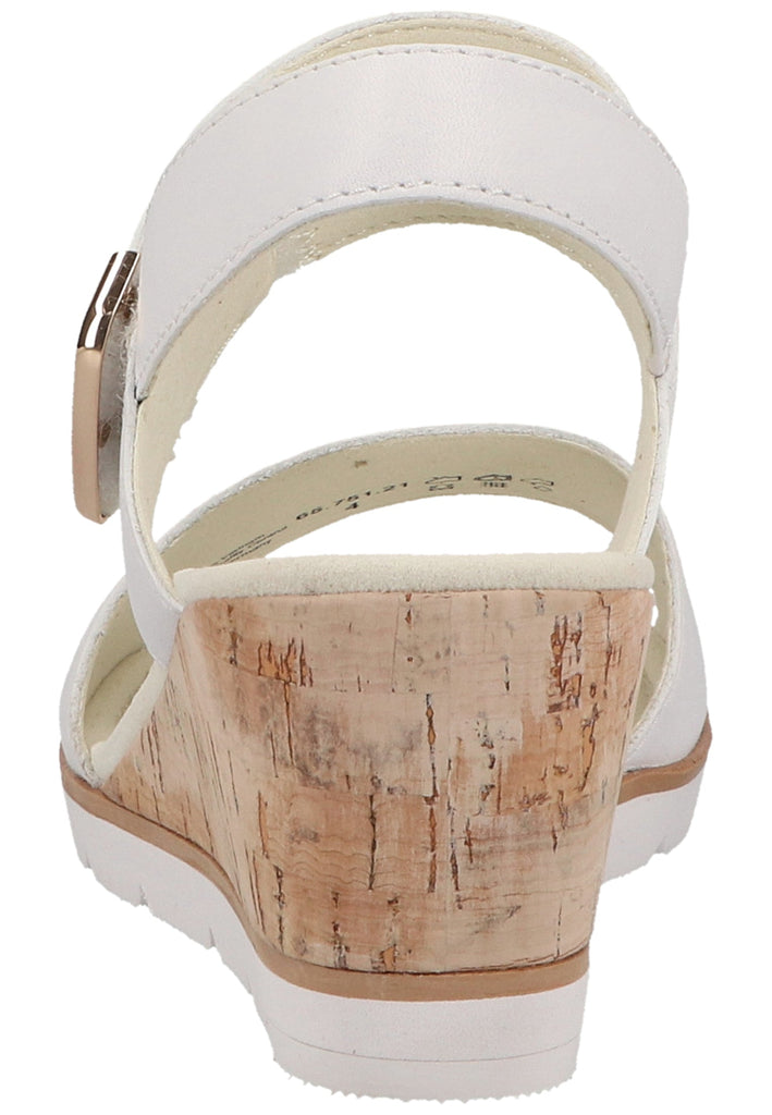 Gabor Sandalen Leder Weiß