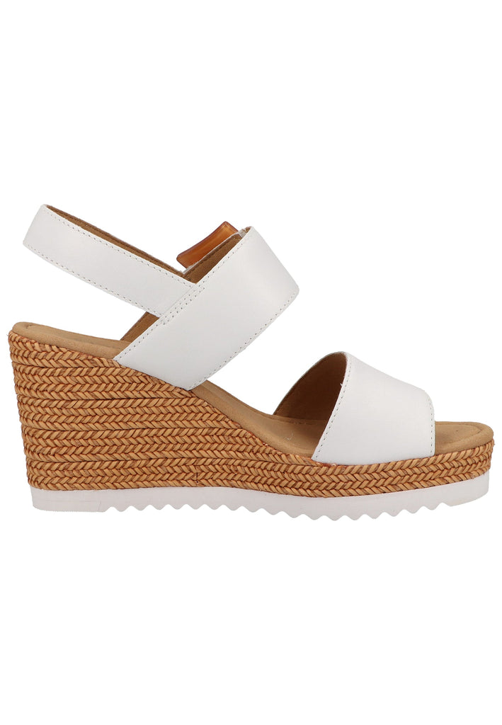 Gabor Sandalen Leder Weiß