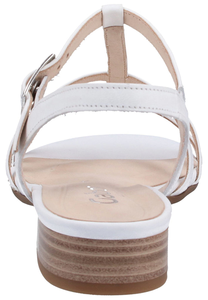 Gabor Sandalen Leder Weiß