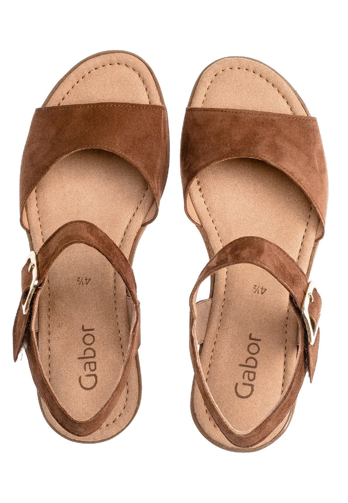 Gabor Sandalen Leder Whisky