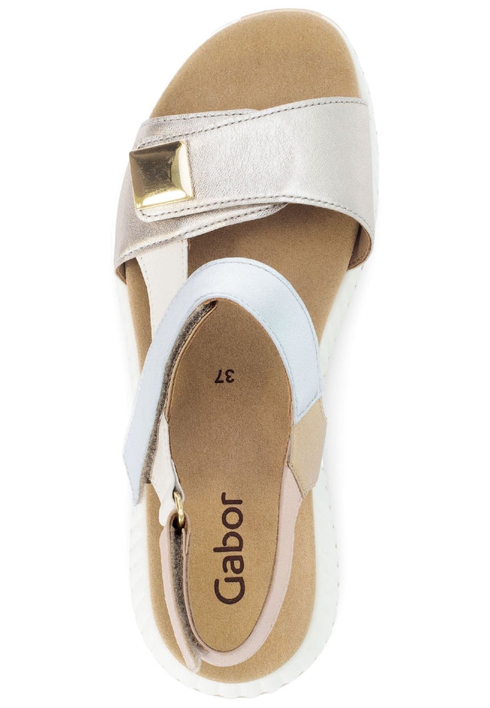 Gabor Sandalen Lederimitat Schwarz