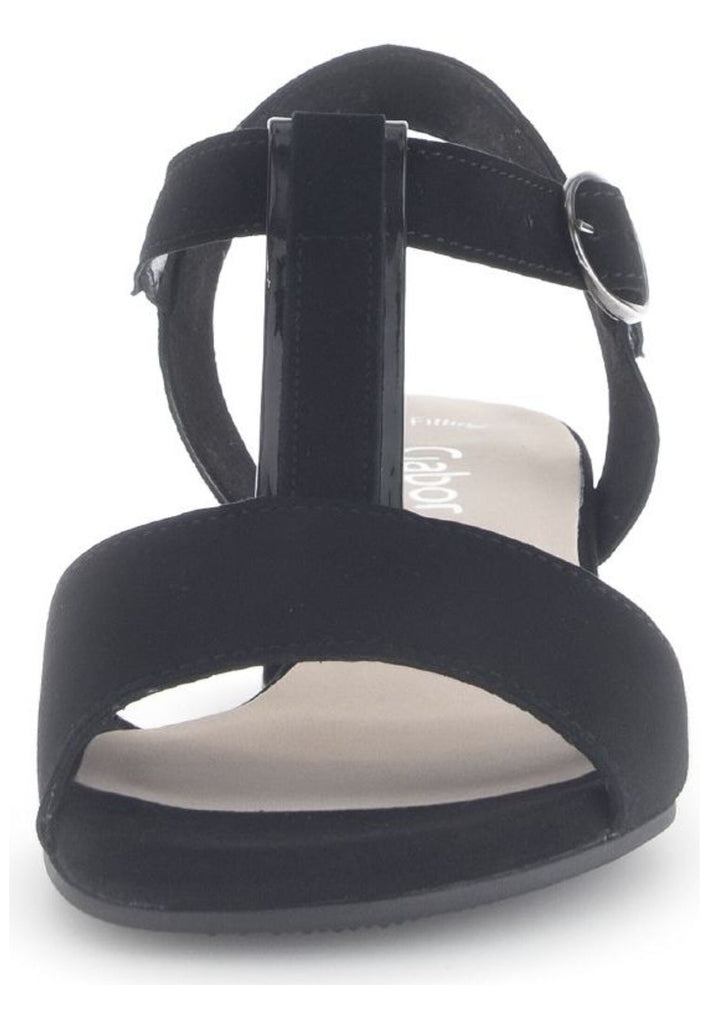Gabor Sandalen Nappaleder Schwarz
