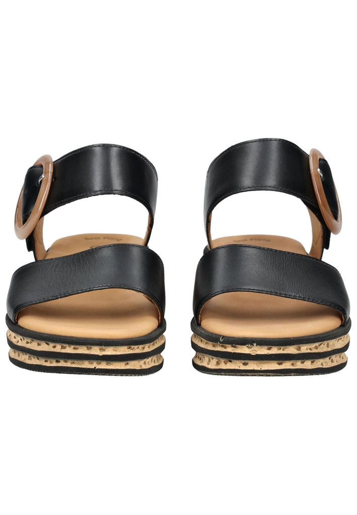 Gabor Sandalen Nappaleder Schwarz