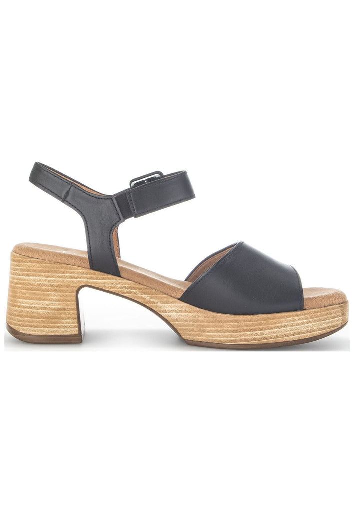 Gabor Sandalen Nappaleder Schwarz