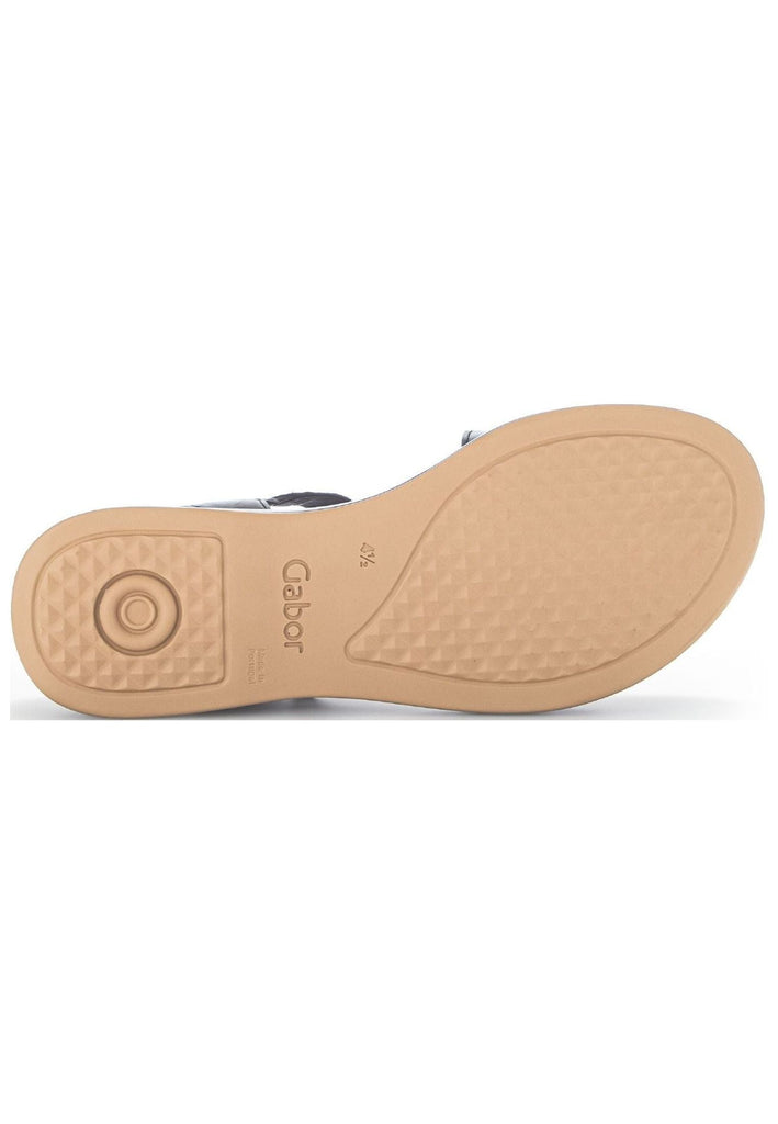 Gabor Sandalen Nappaleder Schwarz