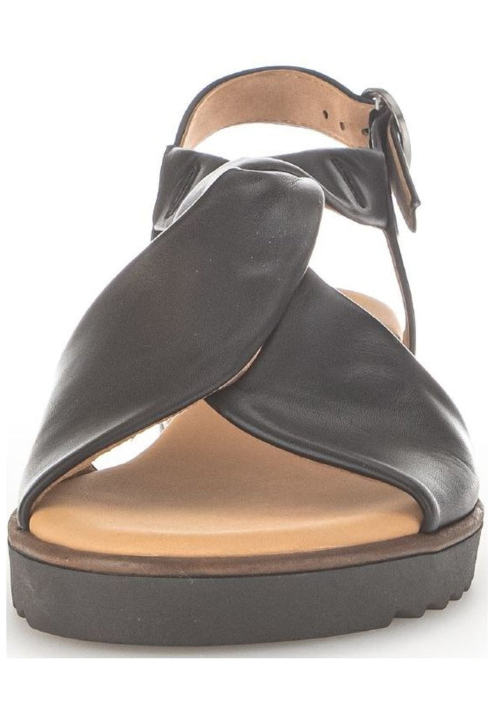 Gabor Sandalen Nappaleder Schwarz