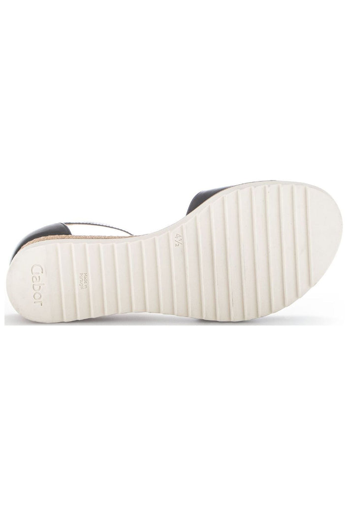 Gabor Sandalen Nappaleder Schwarz