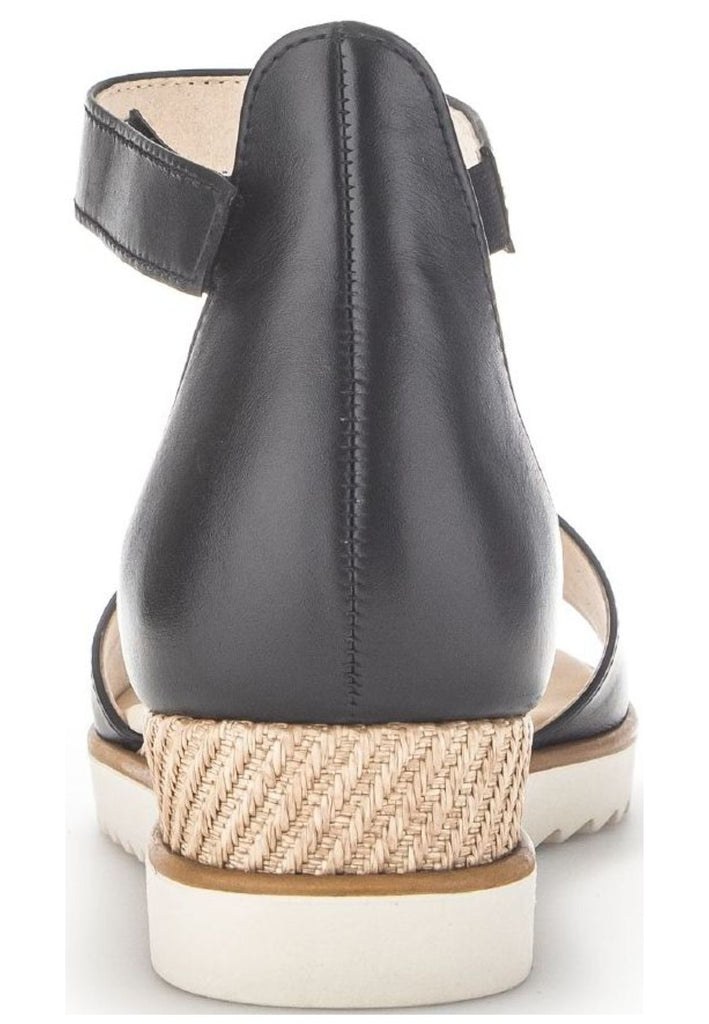 Gabor Sandalen Nappaleder Schwarz