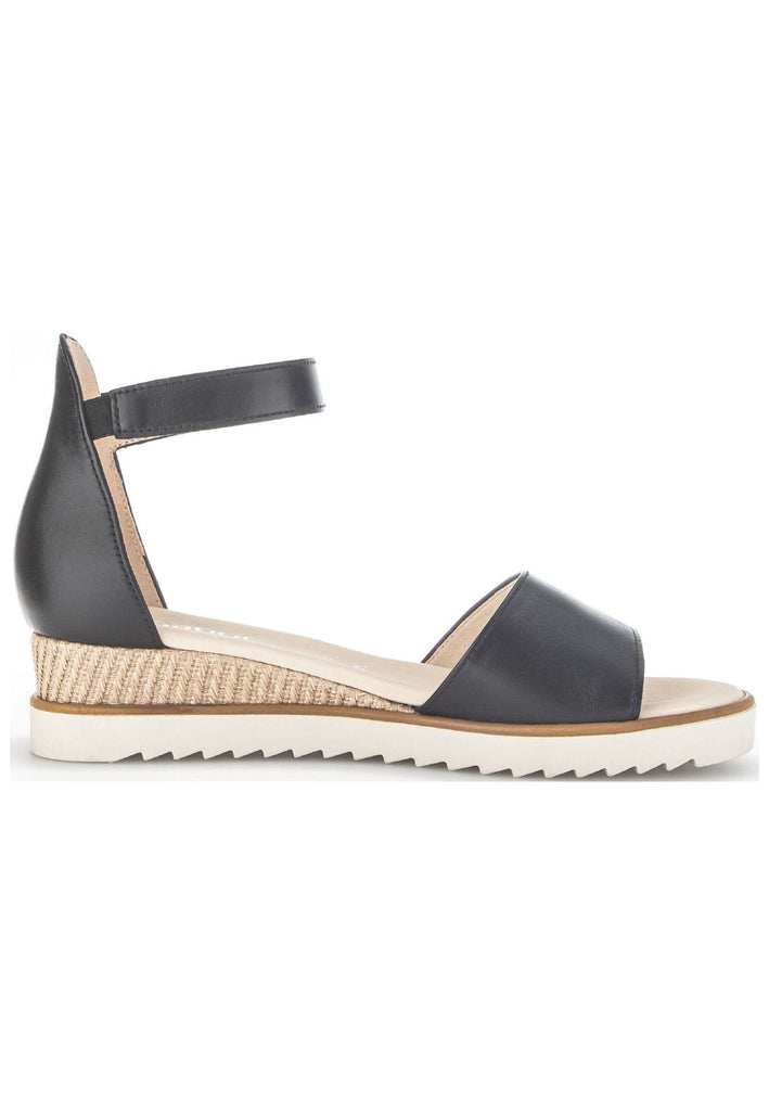 Gabor Sandalen Nappaleder Schwarz