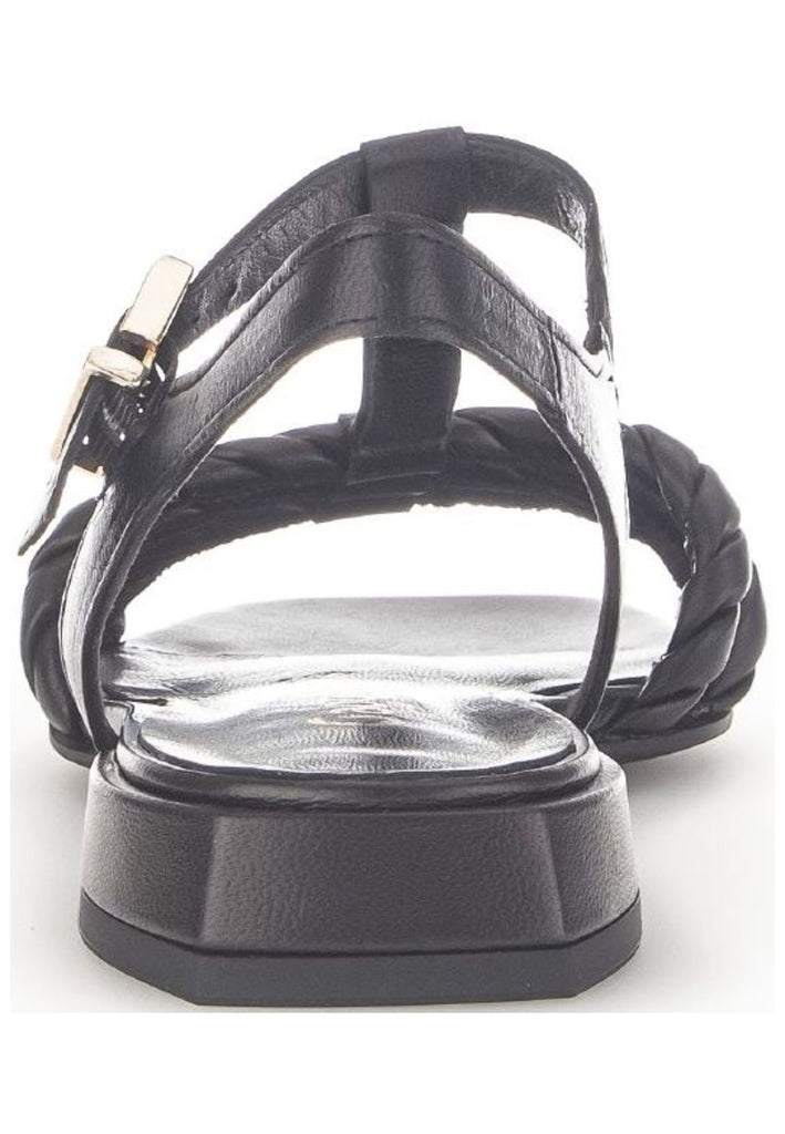 Gabor Sandalen Nappaleder Schwarz