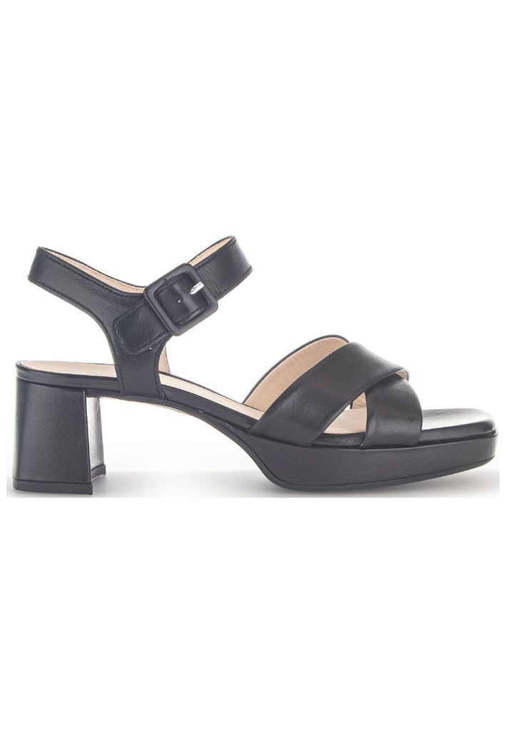 Gabor Sandalen Nappaleder Schwarz