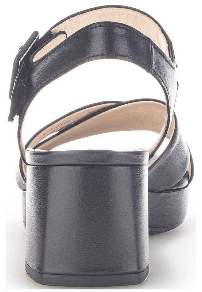 Gabor Sandalen Nappaleder Schwarz