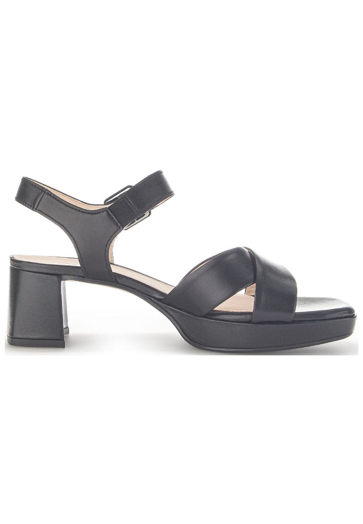 Gabor Sandalen Nappaleder Schwarz