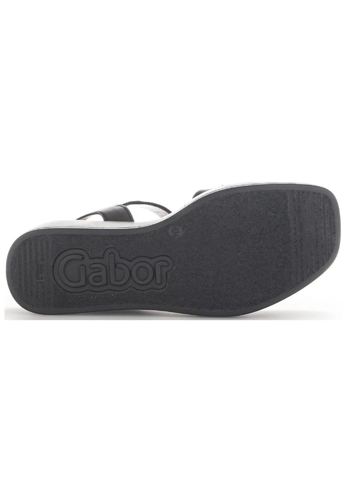 Gabor Sandalen Nappaleder Schwarz