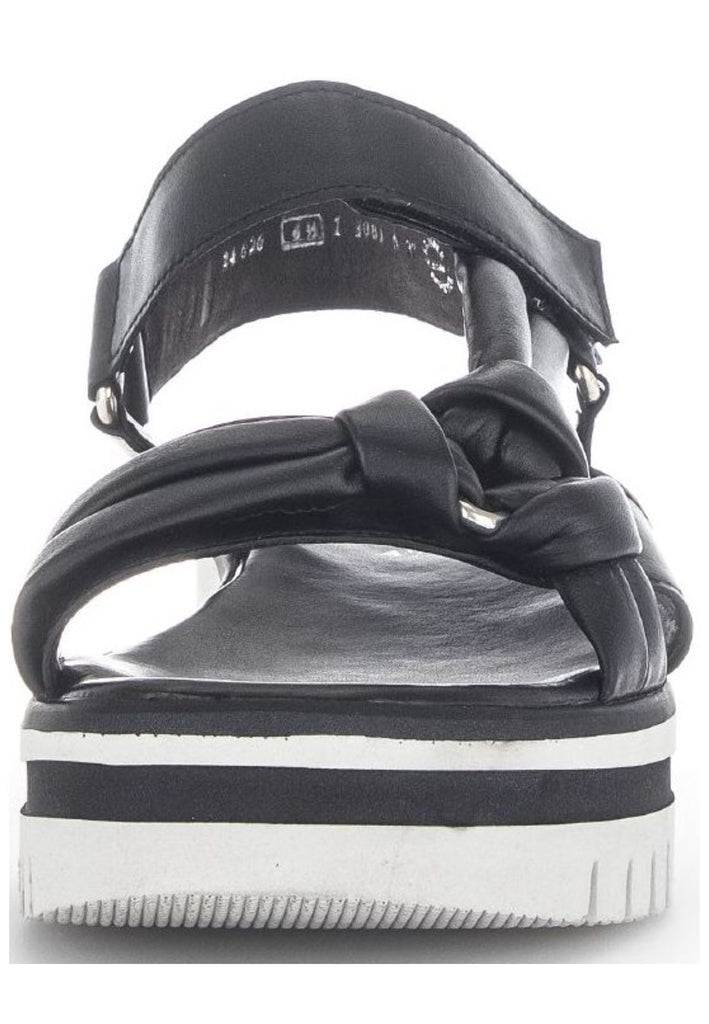 Gabor Sandalen Nappaleder Schwarz