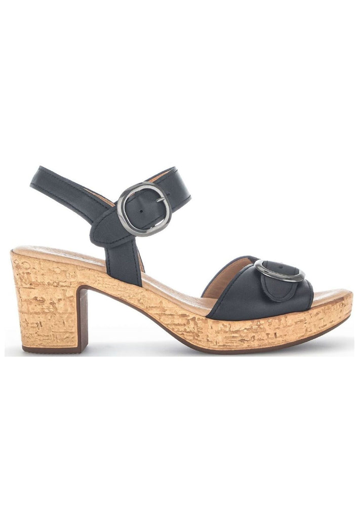 Gabor Sandalen Nappaleder Schwarz