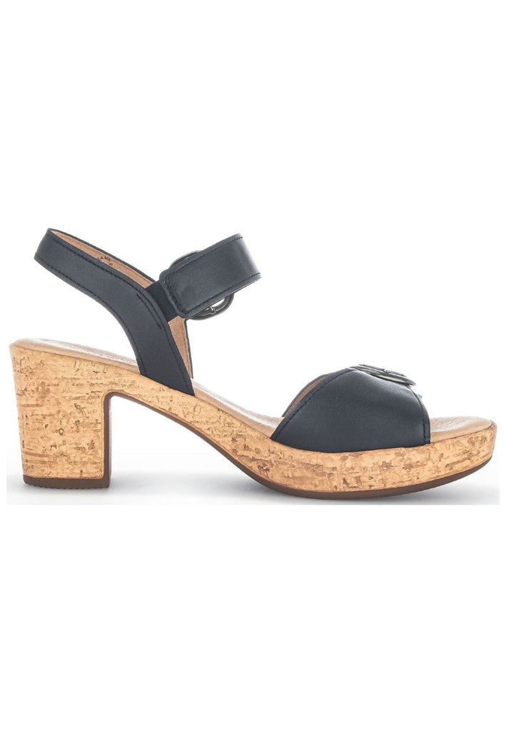 Gabor Sandalen Nappaleder Schwarz