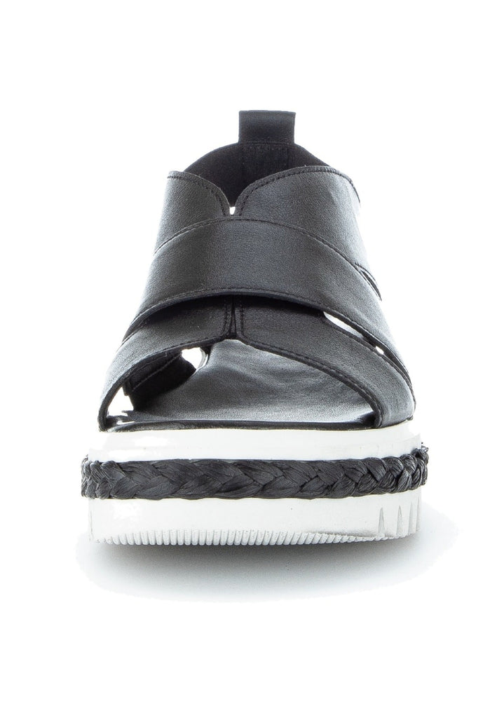 Gabor Sandalen Nappaleder Schwarz