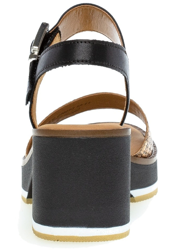 Gabor Sandalen Nappaleder Schwarz