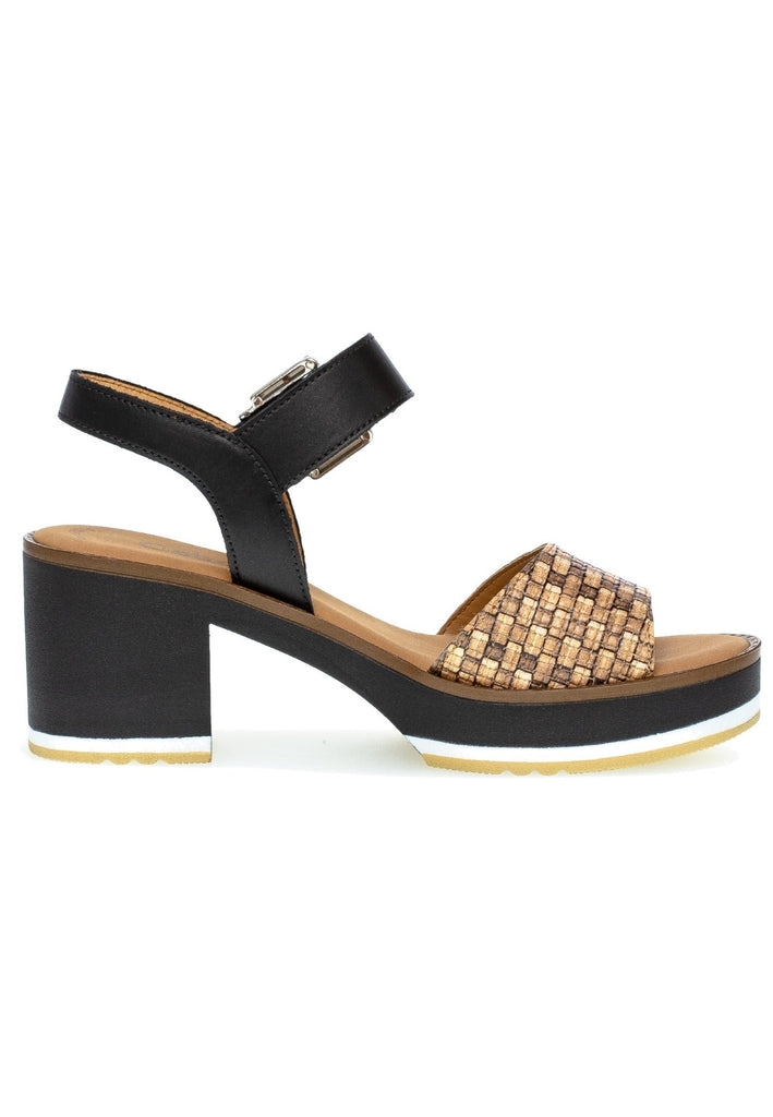 Gabor Sandalen Nappaleder Schwarz