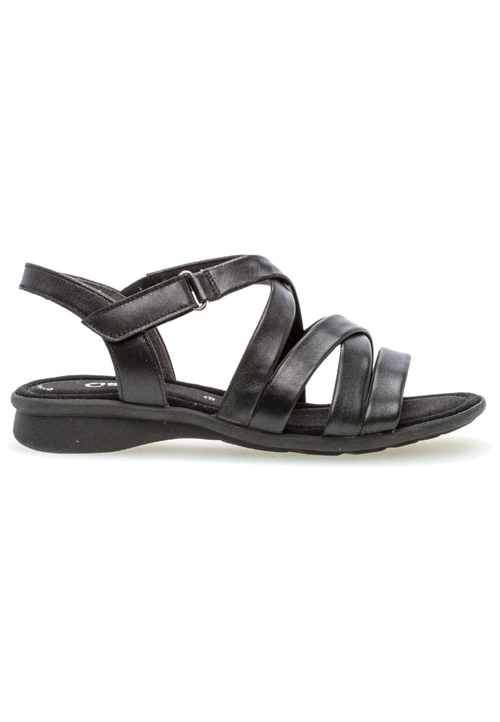 Gabor Sandalen Nappaleder Schwarz