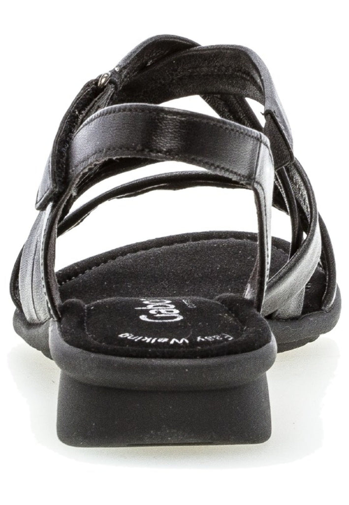 Gabor Sandalen Nappaleder Schwarz