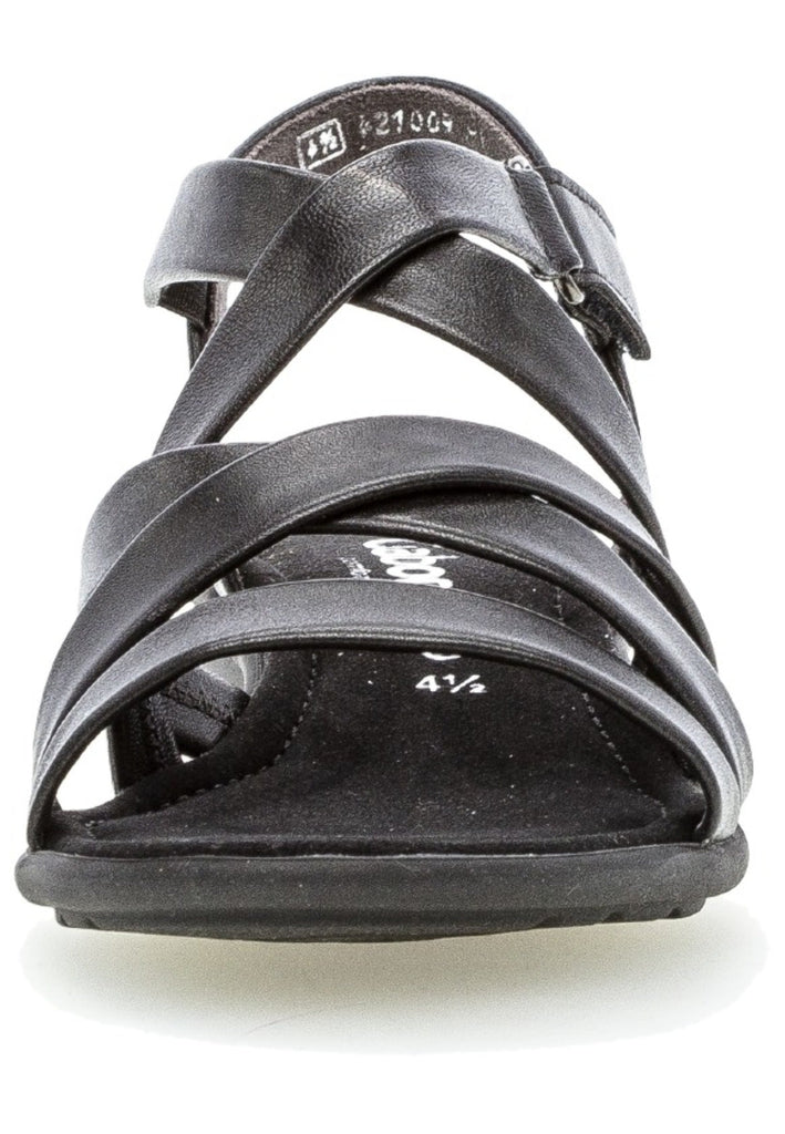 Gabor Sandalen Nappaleder Schwarz