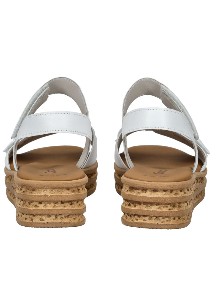Gabor Sandalen Nappaleder Weiß