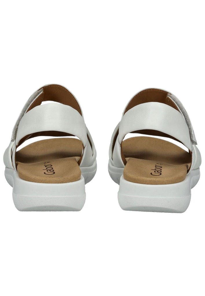 Gabor Sandalen Nappaleder Weiß