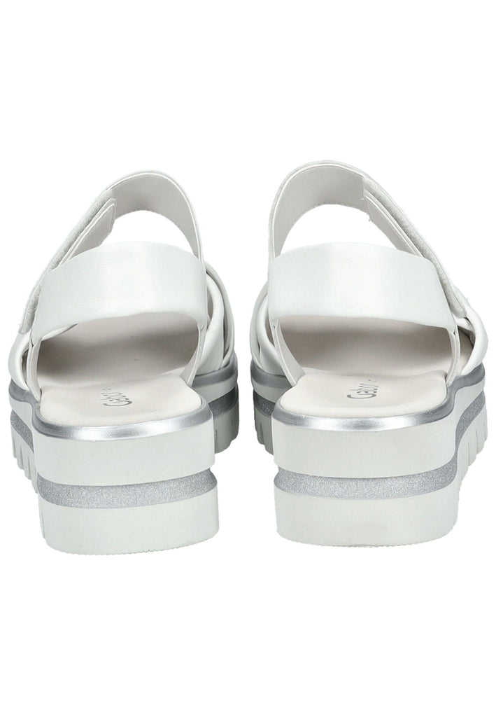 Gabor Sandalen Nappaleder Weiß