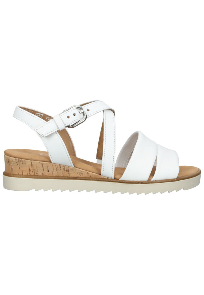 Gabor Sandalen Nappaleder Weiß