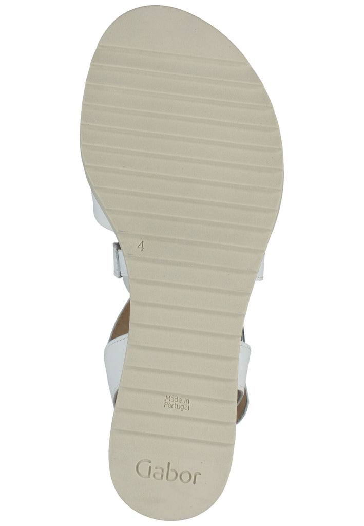 Gabor Sandalen Nappaleder Weiß
