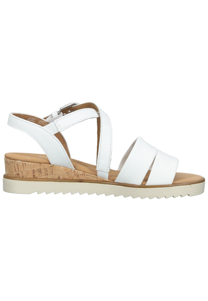 Gabor Sandalen Nappaleder Weiß