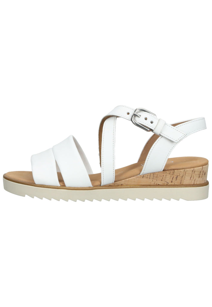 Gabor Sandalen Nappaleder Weiß