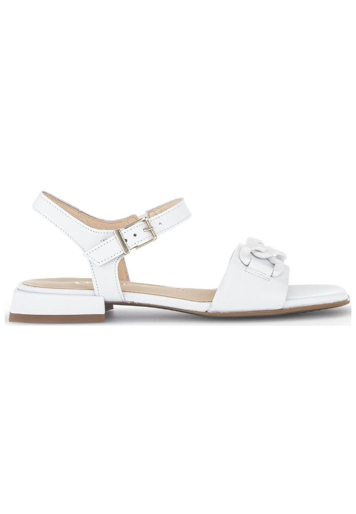 Gabor Sandalen Nappaleder Weiß