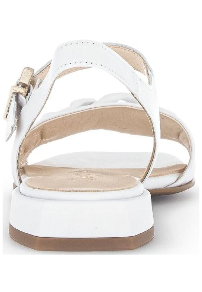 Gabor Sandalen Nappaleder Weiß