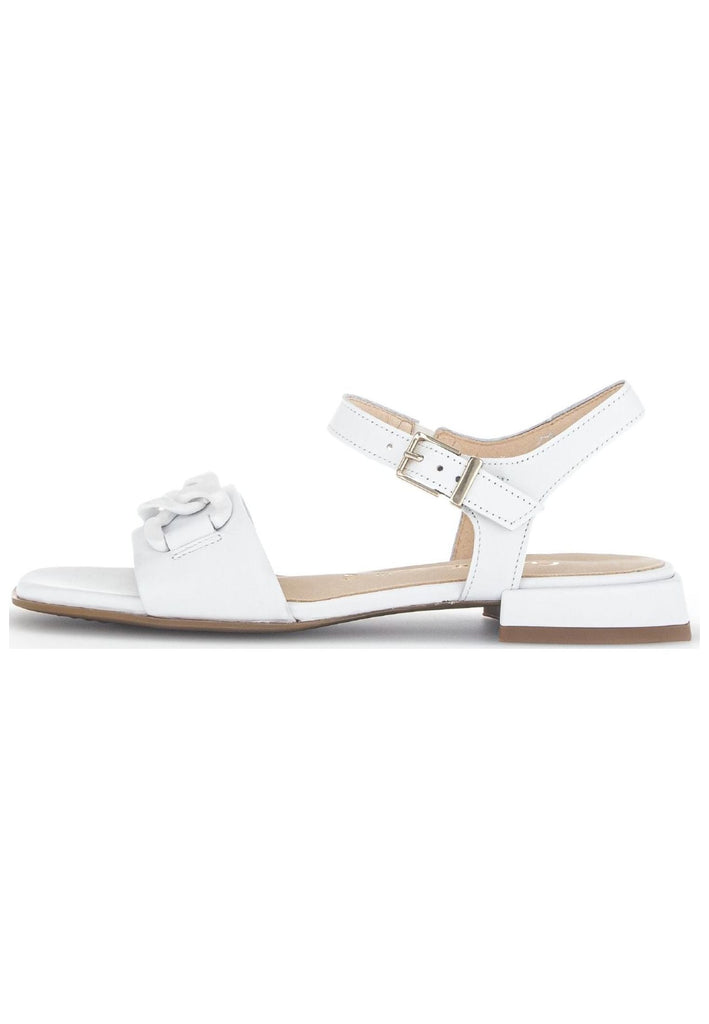 Gabor Sandalen Nappaleder Weiß