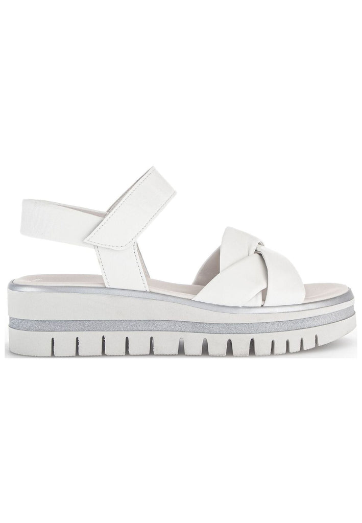 Gabor Sandalen Nappaleder Weiß