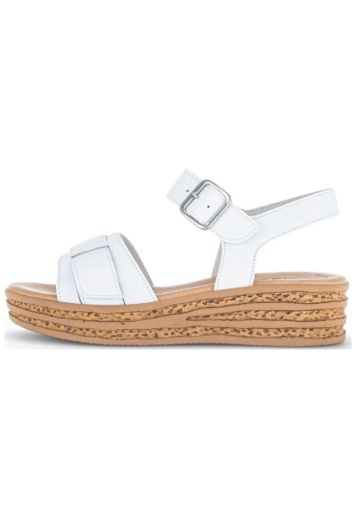 Gabor Sandalen Nappaleder Weiß