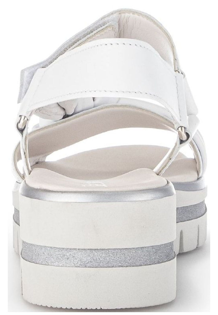 Gabor Sandalen Nappaleder Weiß